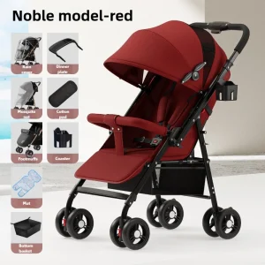 Two-Way Foldable Baby Stroller – Reversible Seat, Ultra-Light & Portable