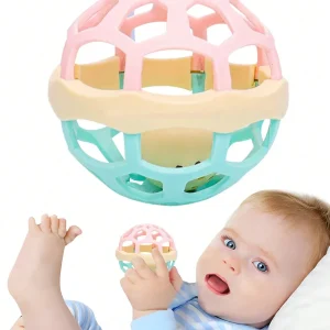 Baby Sensory Teething Rattles – Safe, Soothing Teether Toys for 0–12 Months