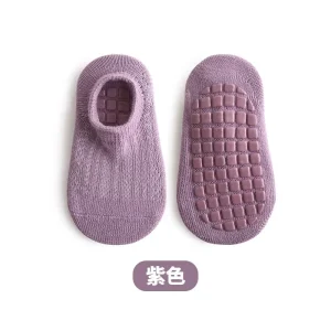 Breathable Mesh Baby Socks – Non-Slip Cotton Floor Socks for Toddlers