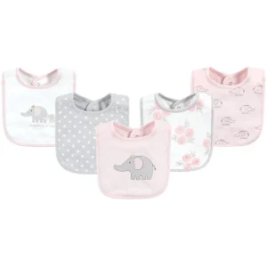 Soft Cotton Baby Bib – Pink Camouflage Design